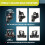 Universal LED Light Bar Mounting Brackets, Adjustable Hood Pillar Mounts, Led Work Light Mount Bracket Clamp Holder 6PCS 5