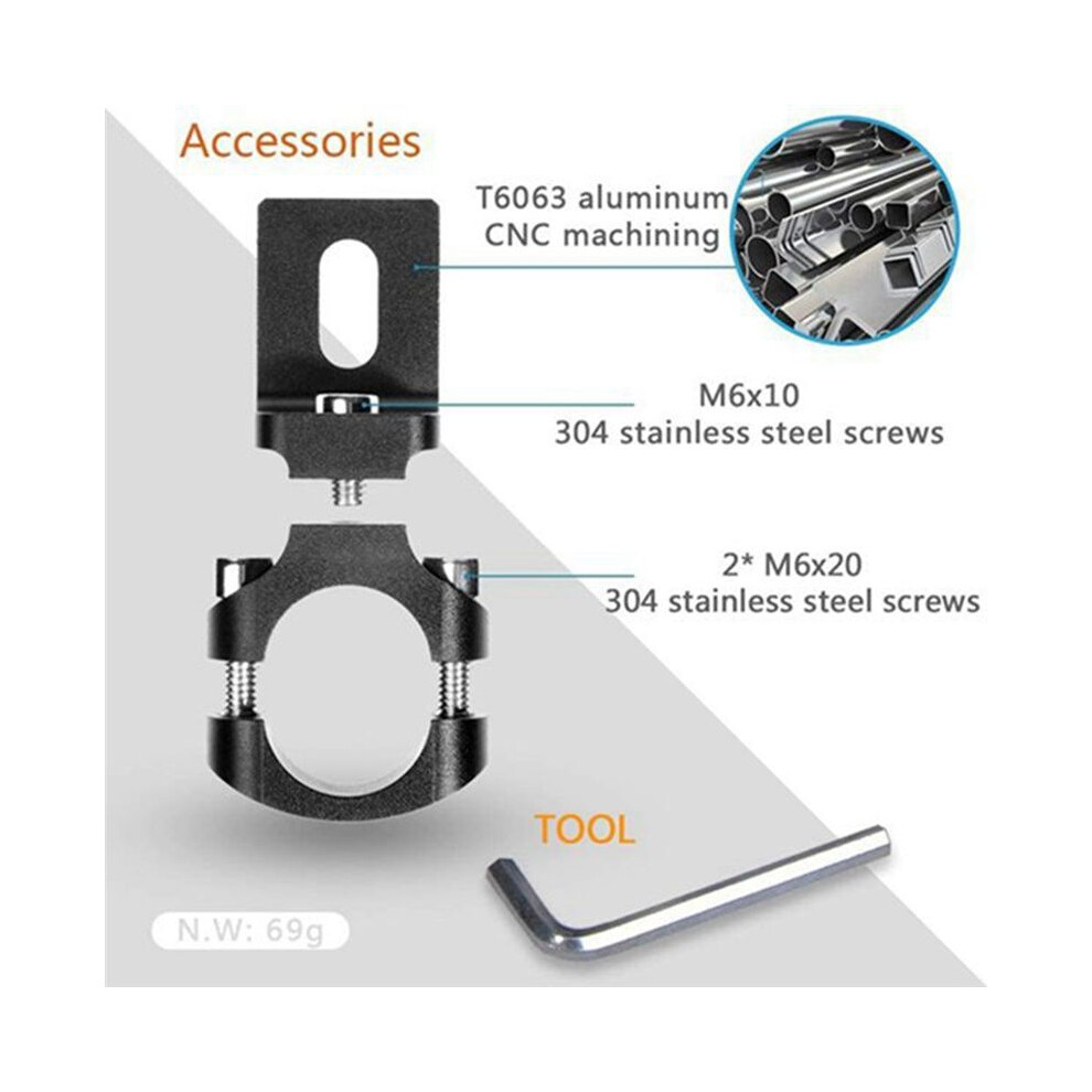 2Pcs Universal Handlebar 22Mm Motorcycle Headlight Bracket Spotlight Holder Tube Clamp For Cafer Chopper,Tg80 6132402113614