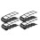 4 Pcs Remote Control Holder for Table Remote Storage Organizer Remote Organizer Table Remote Control Organizer 1