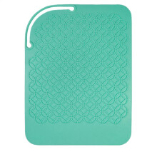 Heat Resistant Silicone Hair Straightener Mat with NonSlip Design for Flat Iron Protection Green