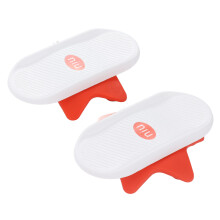 Seated Plastic Twisting Waist Board for Fitness, 29.5x24x6cm Orange