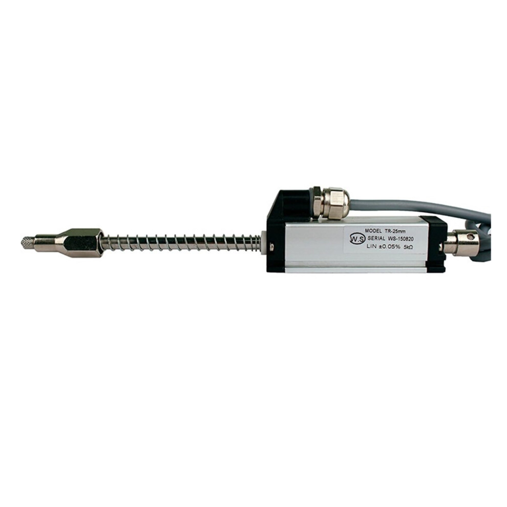 200Mm Linear Potentiometer Sensor With Self Spring, Precision Stainless Steel Displacement Transducer 9199774090728