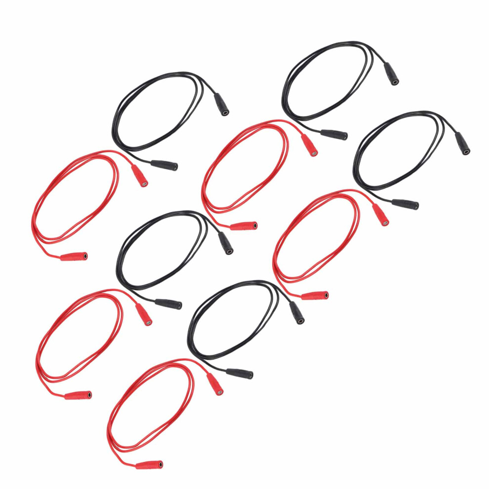 Reliable 5 Set Banana Test Leads Female To Female 2Mm 0.44Mmâ² 1000V 15A 9441375714092