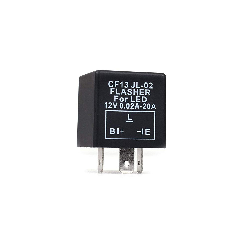 Led Flasher Relay 12V 3Pin Fix Fast Flashing No Bulb Warning For Turn Signal Indicator 9382693261199