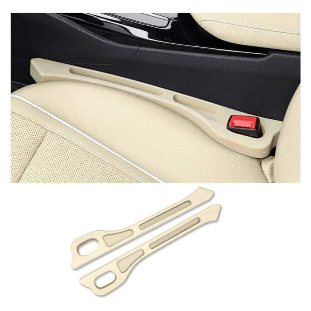 Car Seat Gap Filler And Center Console Organizer For Mini Cooper F54 F55 F56 F57 F60 4Door Waterproof Beige 9199774091442