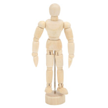 Articulated Mannequin for Artists, Jointed Wooden Manikin with Flexible Joints Human Drawing Model Ideal for Sketching and Studio Artist Accessories