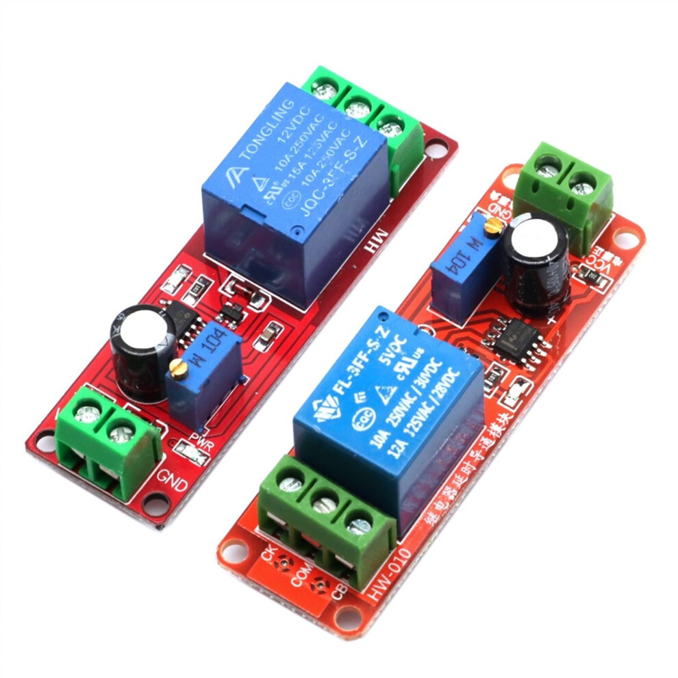 5V Adjustable Time Delay Relay Ne555 Timer Module For Car And Electronics Pulse Control 9382693262011
