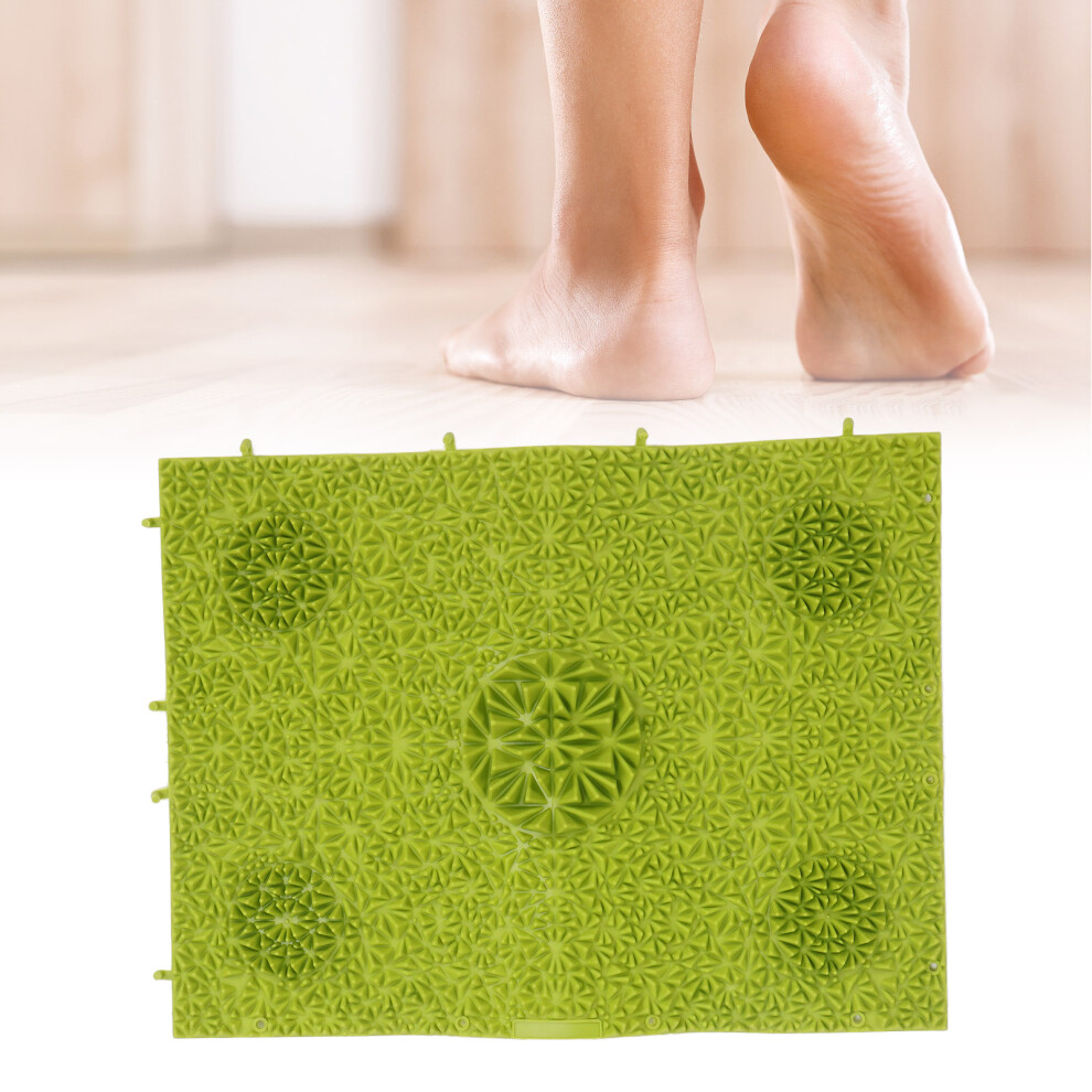 Green Foot Massage Mat, Acupressure Relief, Reflexology Pad