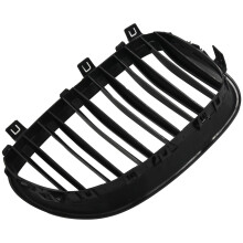 2X Gloss Black Car Front Kidney Grille Grill for 5 Series E60 E61 M5 520I 535I 550I 2003-2010 Sedan