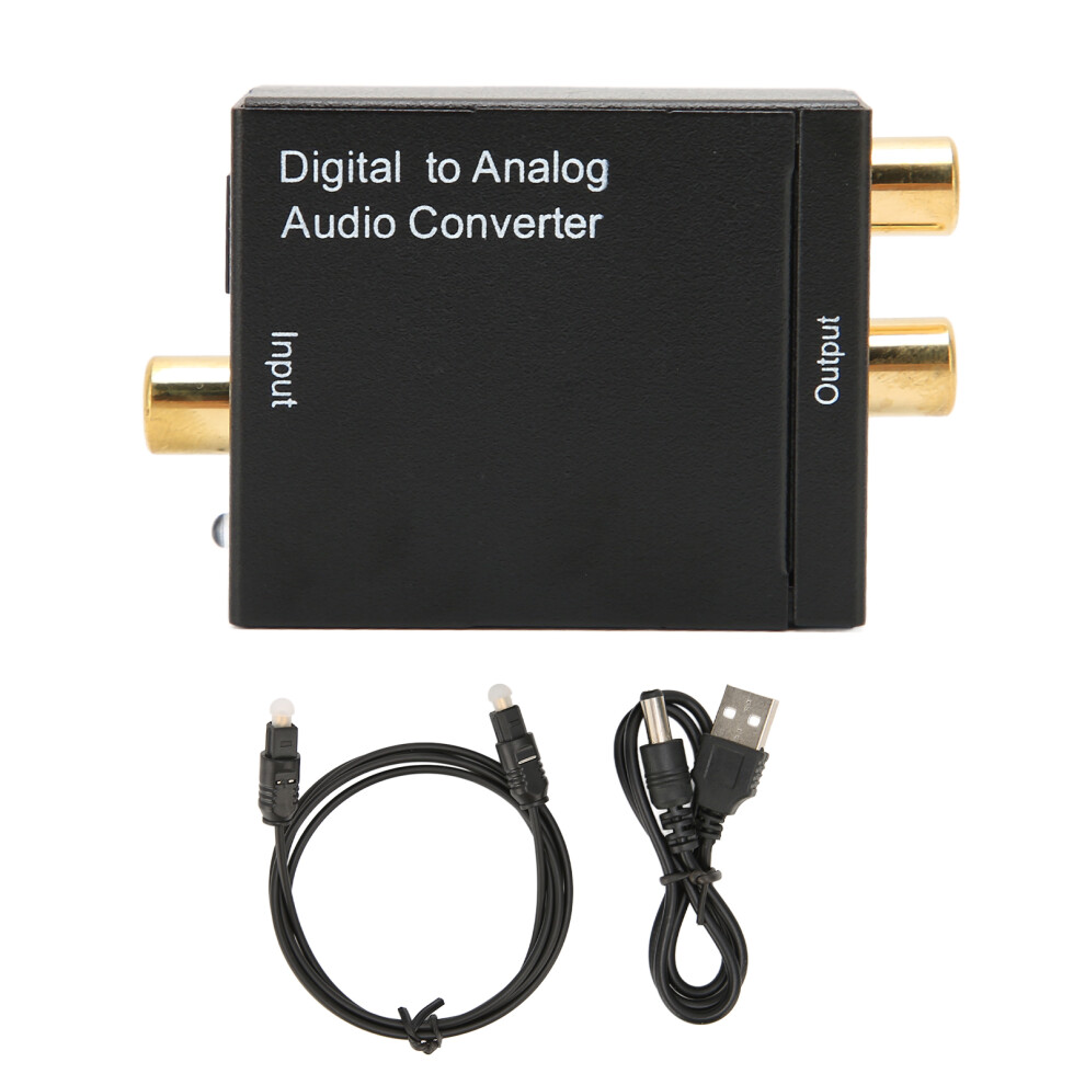 Digital To Analog Audio Converter Rca Optical To Digital For Home Theater Setup 3371375718621