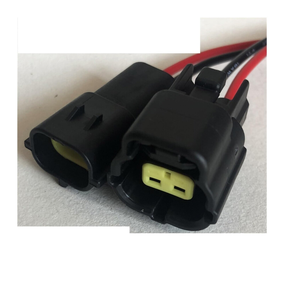 6 Pin Automotive Waterproof Connector With Rubber Seal, 2 Pin Car Sensor Wire Harness 15Cm 9382693398581