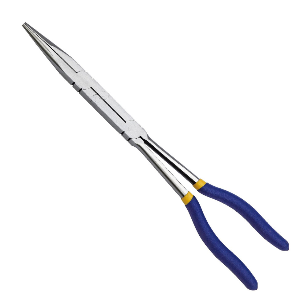 13 Inch Long Reach Needle Nose Pliers With Compound Action And Ergonomic Insulated Grip 9199774091923