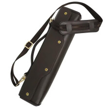 Waterproof Flute Case with Adjustable Shoulder Strap Fits 17Hole Flute Storage Bag Brown