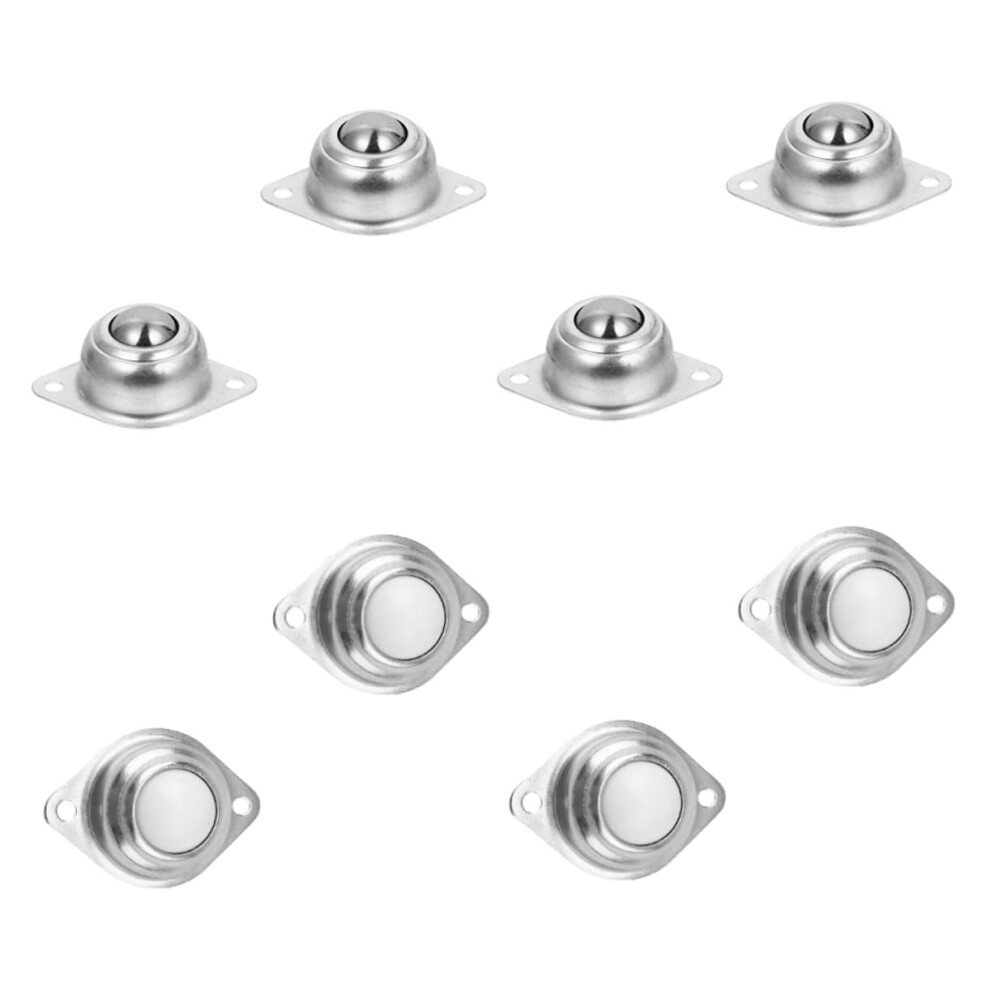 8Pcs Furniture Caster Wheels Nylon Roller Casters 360 Smooth Rotation For Trolleys And Wheelchairs 9187378433232