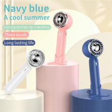 USB Rechargeable Handheld Fan 2000mAh Silent Cooling Summer Fan