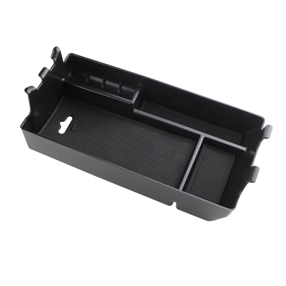 Car Armrest Organizer For Mercedes Benz E Class W213 20162019, Center Console Storage Box, Black 9187378433348