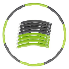 Weighted Hula Hoop for Workout Adjustable Design 360 Rotation Comfortable Fit for Adults