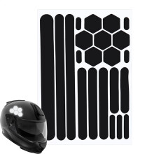 Reflective Motorcycle Stickers and Helmet Tape, Waterproof Visibility Decals for Road Safety