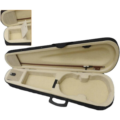Violin Case Oxford Cloth Backpack with Red Lining, Lightweight and Impact Protection 1