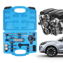 Timing Tool Kit with Camshaft and Crankshaft Alignment, Precision Locking Chain for Engine