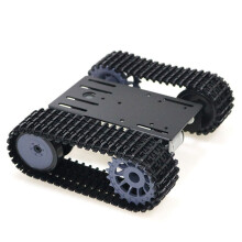 Tank Car Chassis Tracked Crawler Robot Platform with Dual  12V Motor for DIY for  T101-P/TP101