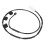 Front + Rear Axle Brake Pad Wear Sensor for MINI R 6