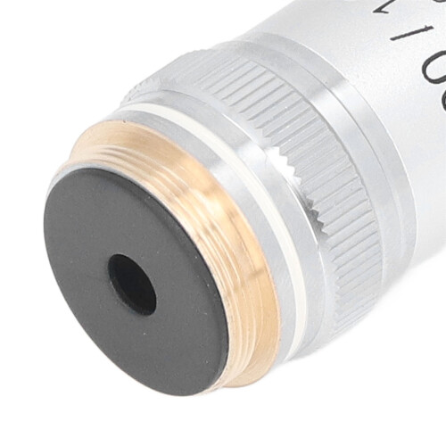 Achromatic Brass Objective 100X, 1.25NA, 20.2mm Interface 2