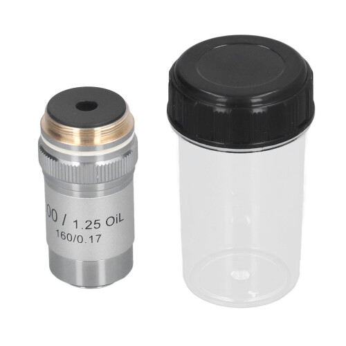 Achromatic Brass Objective 100X, 1.25NA, 20.2mm Interface 1