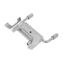Edelstahl RC-Auto-Auspuffrohr für AXIAL SCX10 III 1/10, Silber