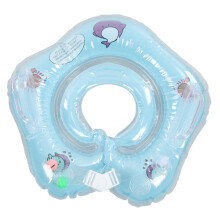 Neugeborenes Delfin-Aufblasring für das Schwimmen, verstellbar, blau, PVC