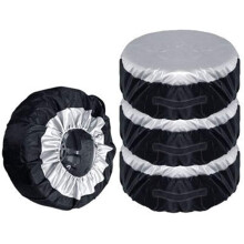 4pcs Car Tire Storage Bags Waterproof UV Protection Durable Oxford Fits 1322 Inch Wheels