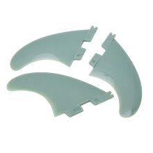 3pcs Green Fiberglass Surfboard Fin Set for Paddle Board Replacement