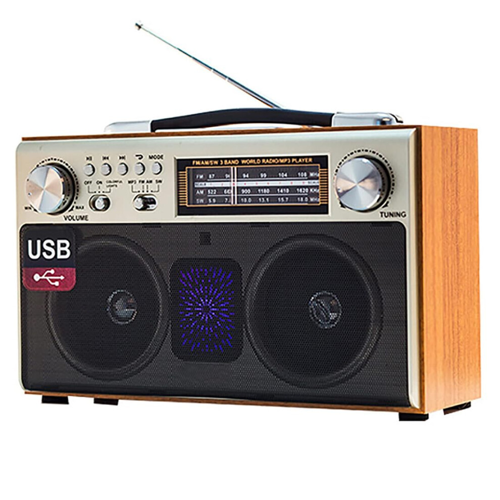 Retro Bluetooth Cassette Player With Fm Radio, Usb Rechargeable, Dual Speakers, Sd And Aux Input 9199774094269