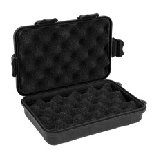 Portable Outdoor Survival Storage Box Waterproof and Shockproof 15L Black