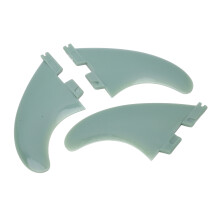 3 Stück grüne Glasfaser-Surfboard-Flossen Ersatz, PVC-Paddleboard-Flossen
