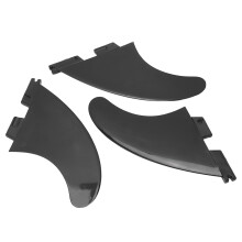 3Pcs Surfboard Fin Set PVC Fiberglass Longboard Thruster Fins Ocean Fin Accessories
