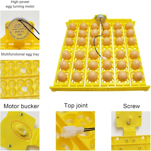 Egg Incubator 36 Egg Capacity Automatic Egg Turner Hatching Tray Poultry Hatcher For Chickens Ducks 1