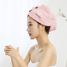 Microfiber Hair Drying Towels, Quick Dry Turban, Soft Absorbent Hair Wrap, 28x65cm, Color D