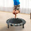 Fitness Trampoline with  Load 165 lbs, Foldable Quiet Mini Trampoline for Indoor Exercise 2