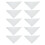 10 Pack Medical Triangular Bandages Thick Non Woven Emergency Fixation 120 cm 1