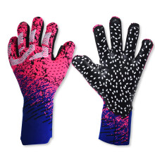 Goalkeeper Gloves 3 Mm Latex Palm Breathable Flexible For Professionals And Beginners Goalie Football Gloves UK 10 Red