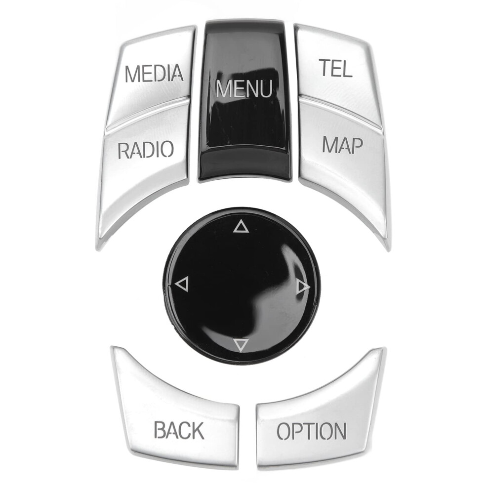 Idrive Controller Replacement Kit Electroplated For Bmw E84 E70 E71 E72 E81 E82 Silver 9382693269577