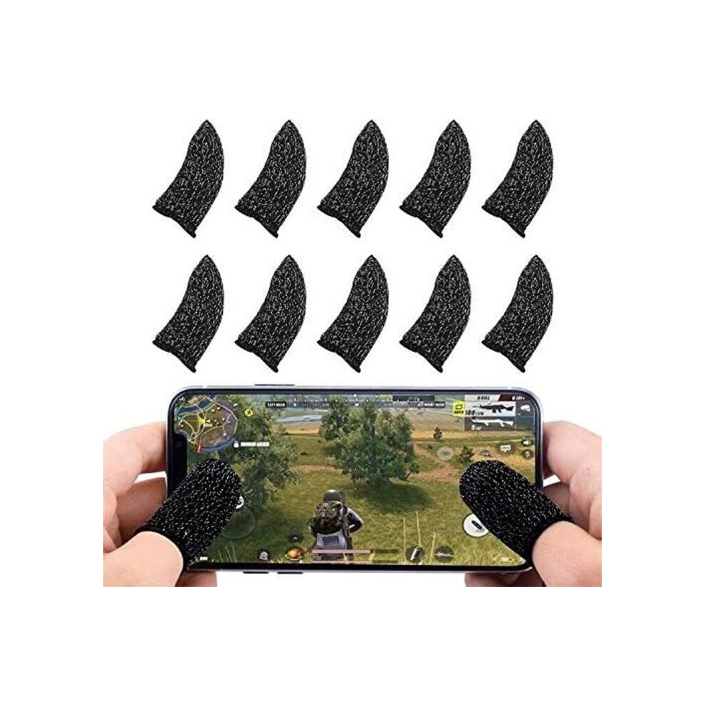 Pubg Mobile Game Finger Sleeve [10 Pack], Touch Screen Finger Sleeve Breathable Anti-Sweat Sensitive Buttons 8581600313032