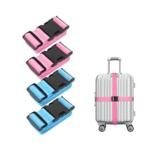4PCS Adjustable Luggage Strap with Buckle, Suitcase Strap Cross Luggage Belt Suitcase Belt Security Travel Accessory.