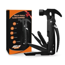 Multi-function tool - Hammer - Stainless steel - Portable - Safety - Ideal for home and car