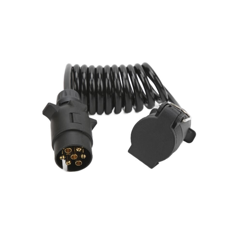 Cuque Trailer Wiring Plug Trailer Socket Extension Connector Power Wire Socket 2 Meters 7 Pin Standard Light 8581600314299