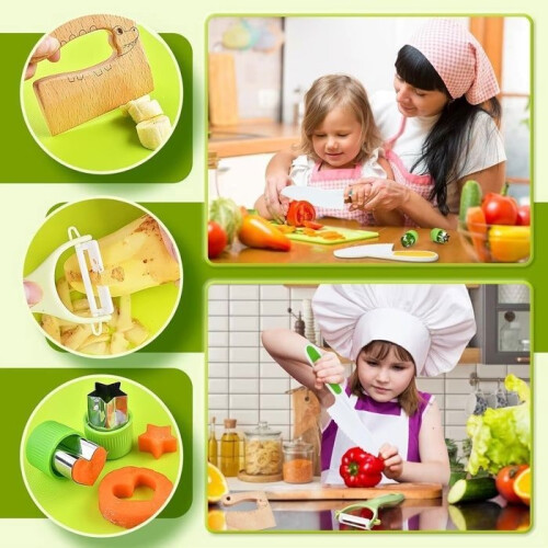 Kids' Kitchen Safety Knife Set - 13 Pieces 2