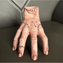 Höhe 14 cm – Wednesday Addams Thing Hand Family Ornament Figur Schreibtisch Adams Dekoration Halloween Spielzeug
