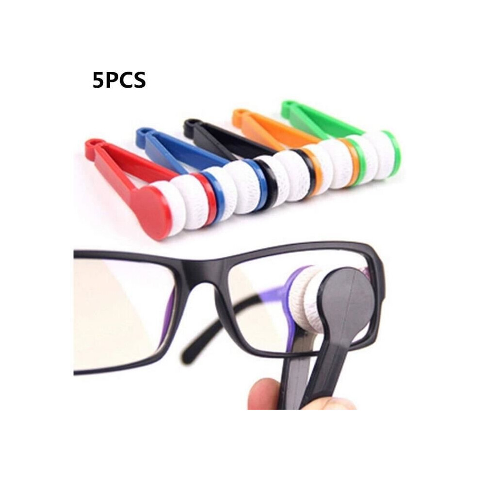 Aihontai Microfiber Eyeglass Cleaning Brush,Eyeglass Cleaning Brush,For Eyeglasses Cleaning Brush Tool,5Pcs