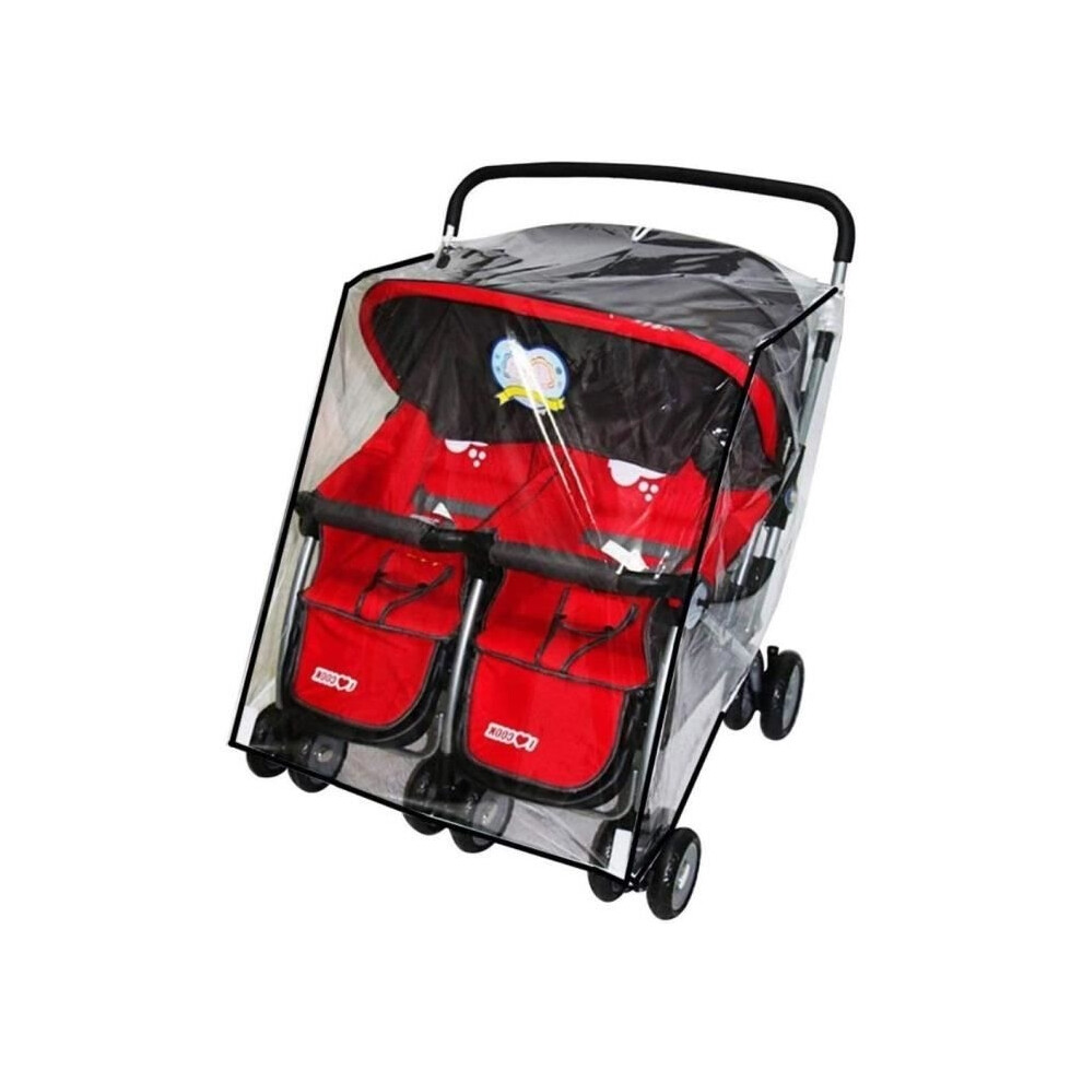 Rain Cover Double Stroller Rain Cover Side By Side Stroller Rain Cover Wind Snow Universal Stroller Cover Aihontai